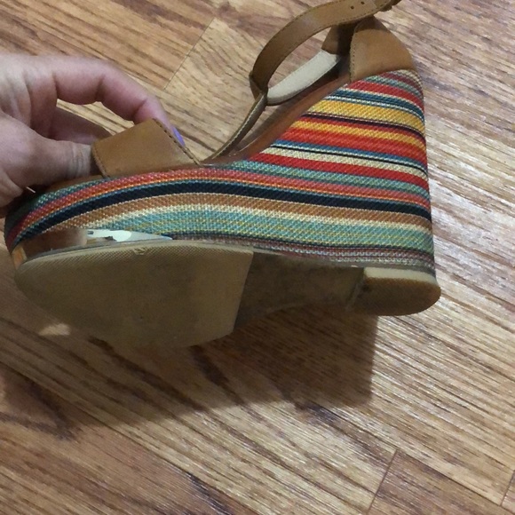 Steve Madden multicolor wedges - Picture 4 of 4